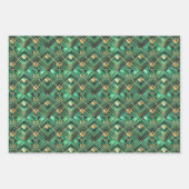 Elegant Art Deco tiled pattern party  Geschenkpapier Set (Vorderseite 2)