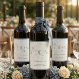 Elegant Art Deco Wedding Welcome Sign Weinetikett