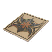 Elegant Art Nouveau Abstract Floral #17 ID1193 Fliese (Seite)