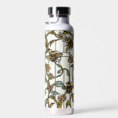 Elegant art nouveau botanical  bee stain glass trinkflasche (Rechts)