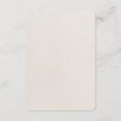 Elegant Art Nouveau Wedding RSVP Card with QR Code Einladung (Rückseite)