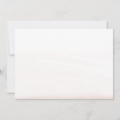 Elegant Artistic Flamingo Save The Date (Rückseite)