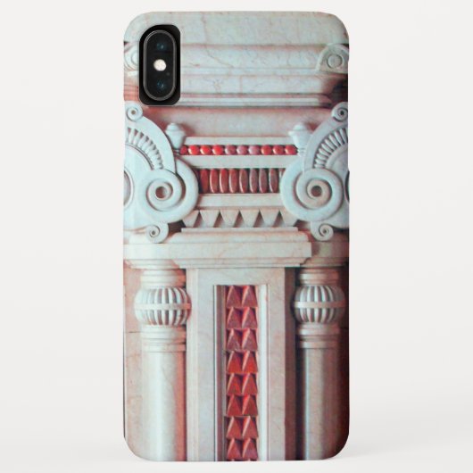 ELEGANT ARTISTIC RED WHITE FANTASY DECOR Case-Mate iPhone HÜLLE (Rückseite)