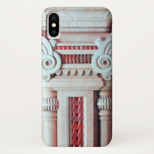 ELEGANT ARTISTIC RED WHITE FANTASY DECOR iPhone X HÜLLE