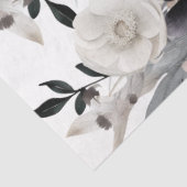 Elegant Asian Girl Raven Butterfly Decoupage Seidenpapier (Detail)