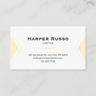 Elegant Attorney Business Card | Lawyer & Legal Visitenkarte