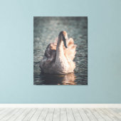 Elegant auf dem Wye Leinwanddruck (Insitu (Holzboden))