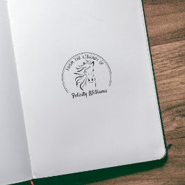Elegant aus der Bibliothek des Pferdes Gummistempel