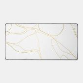 Elegant aus weißem Marmor Schreibtischunterlage (Vorderseite)