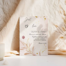 Elegant Autumn Botanical Luxury Wedding Party Einladung