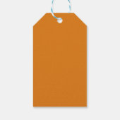 Elegant Autumn Floral Wedding Geschenkanhänger (Rückseite)