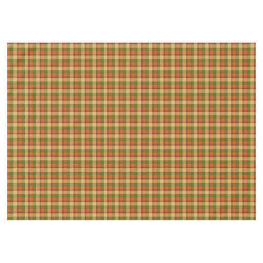 Elegant Autumn Tartan Tablecloth Fall Farmhouse Tischdecke (Vorderseite (Horizontal))