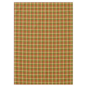 Elegant Autumn Tartan Tablecloth Fall Farmhouse Tischdecke (Vorderseite)