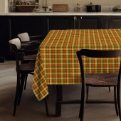 Elegant Autumn Tartan Tablecloth Fall Farmhouse Tischdecke