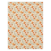 Elegant Autumn Vines & Pumpkins Thanksgiving Tischdecke (Vorderseite)