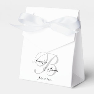 Elegant B Monogram   GASTGESCHENK HOCHZEITEN Geschenkschachtel
