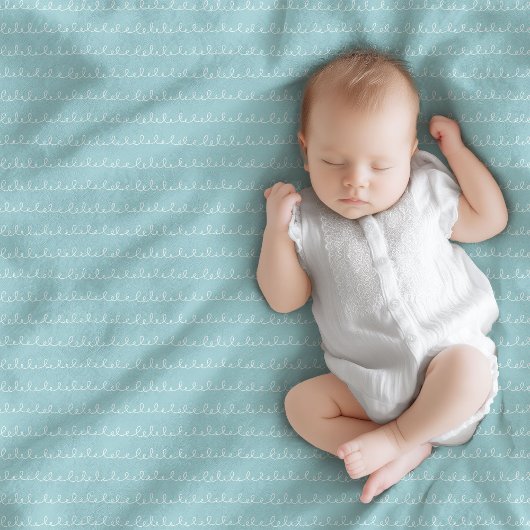 Elegant Baby Blanket Navy Pink Rainbow Accent Fleecedecke