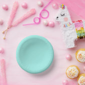 Elegant Baby & Co Black Teal Baby Shower Pappteller (Party)