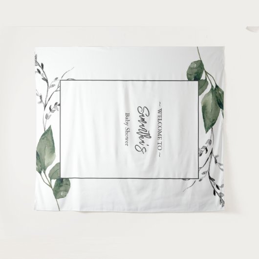 Elegant Baby Duwer Backdrops Greenerity Wandteppich (Vorderseite (Horizontal))