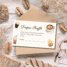 Elegant Baby ist Brewing Coffee Baby Duwer Diaper Begleitkarte