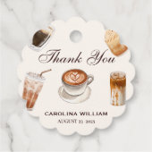 Elegant Baby ist das Brewing Coffee Baby Duwer Geschenkanhänger (Rückseite)