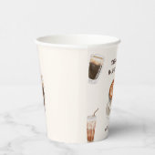 Elegant Baby ist das Brewing Coffee Baby Duwer Pappbecher (Rechts)