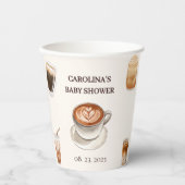 Elegant Baby ist das Brewing Coffee Baby Duwer Pappbecher (Vorderseite)