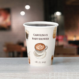 Elegant Baby ist das Brewing Coffee Baby Duwer Pappbecher