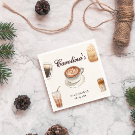 Elegant Baby ist das Brewing Coffee Baby Duwer Serviette