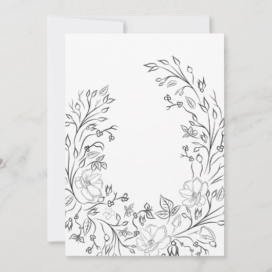 Elegant Baby It's Cold Outside Winter Shower Line Einladung (Rückseite)