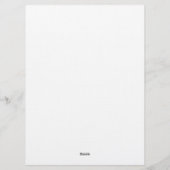 Elegant Baby Shower Invitation Einladung (Rückseite)