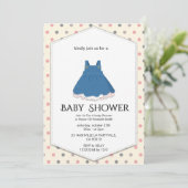 Elegant Baby Shower Invitation Einladung (Stehend Vorderseite)