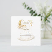 Elegant Baby Shower Invitation Einladung (Stehend Vorderseite)