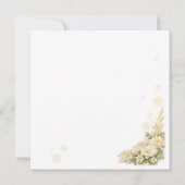 Elegant Baby Shower Invitation Einladung (Rückseite)