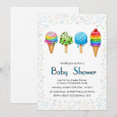 Elegant Baby Shower Invitation Einladung (Vorne/Hinten)