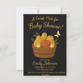 Elegant Baby Shower Invitation Template Save The Date (Vorderseite)
