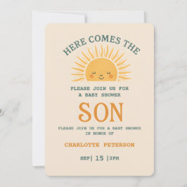 Elegant Baby Shower Invitation with Family Name  Einladung