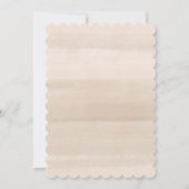 Elegant Baby Sprinkle Terracota Floral Baby Shower Einladung (Rückseite)