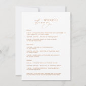 Elegant Bach und Boujee Bachelorette Weekend Einladung (Rückseite)