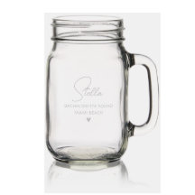 Elegant Bachelorette Name Etched