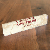 Elegant background custom name namensplakette (Seite)