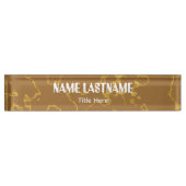 Elegant background custom name namensplakette (Vorderseite)