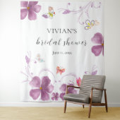 Elegant Baho Er gibt mir Schmetterlinge Brautparty Wandteppich (Beispiel)