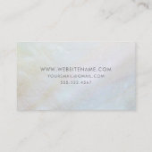 Elegant Baker Wedding Cake Visitenkarte (Rückseite)