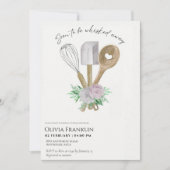 Elegant bald weggepeitscht Brautparty Einladung (Vorderseite)