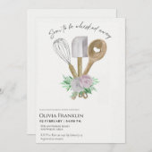 Elegant bald weggepeitscht Brautparty Einladung (Vorne/Hinten)