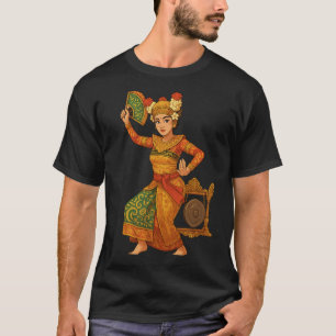 Elegant Bali Dancer - Indonesische Woche des Denkm T-Shirt