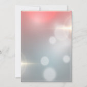 Elegant Ballerina, Glitzer Sweet 16 Einladung (Rückseite)