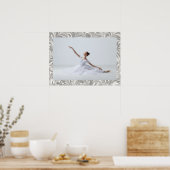 Elegant Ballerina Lg.-SRF Poster (Küche)