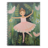 Elegant Ballerina Notizblock (Vorderseite)